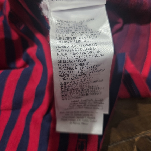 Gucci Kids Red and Blue Striped T-Shirt Size 10 Like New 👑🌟 - Picture 8 of 9